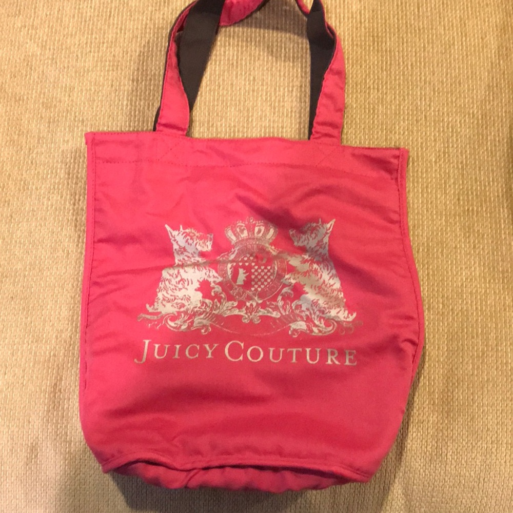 Reversible pink and gray Juicy Couture tote